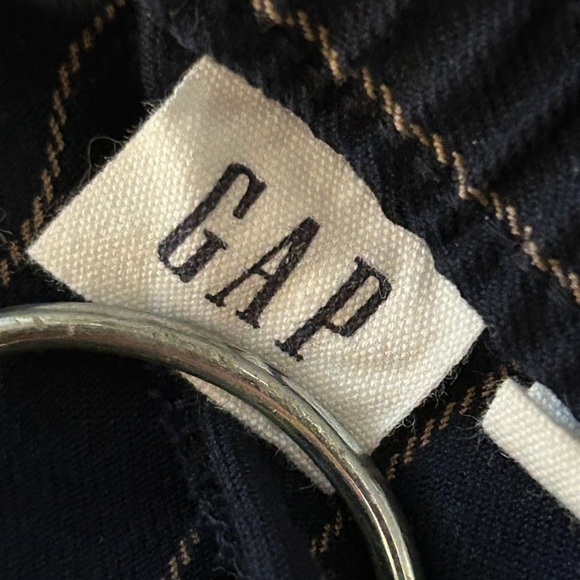 ❤️gap Navy Pinstripe Pants L - Picture 10 of 14